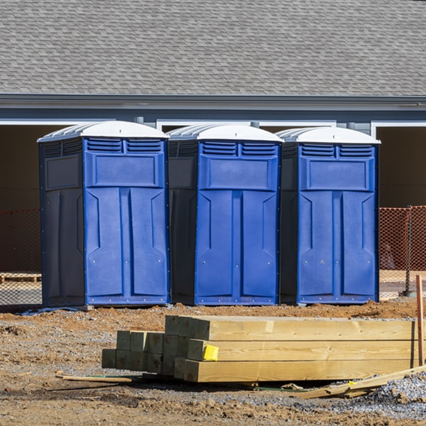 how can i report damages or issues with the porta potties during my rental period in Encino TX